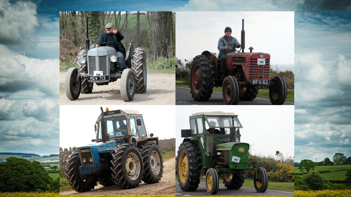 Fab four take part in national tractor run breconradnor.co.uk